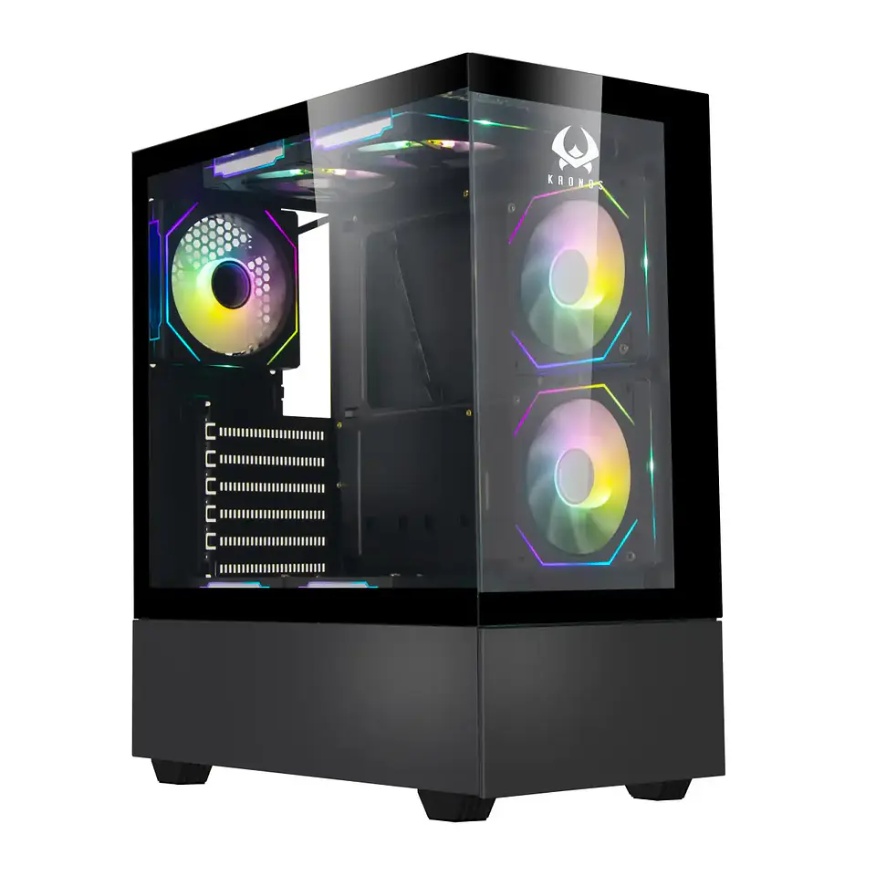 Gabinete Kronos Spirit, ATX, Vidrio Templado, USB 3.0, 3 ventiladores ARGB 2