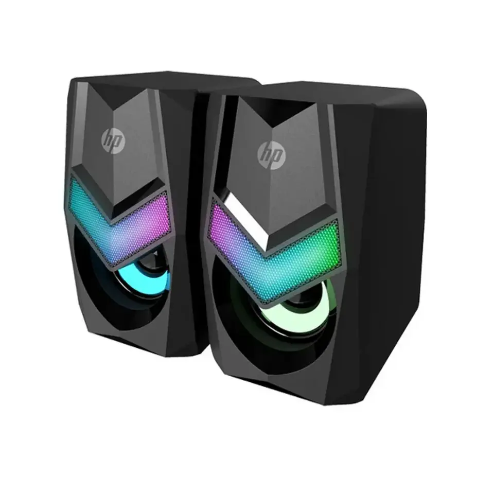 Parlantes Gamer HP DHE-6000, RGB, 6W RGB, USB/jack 3.5mm 1
