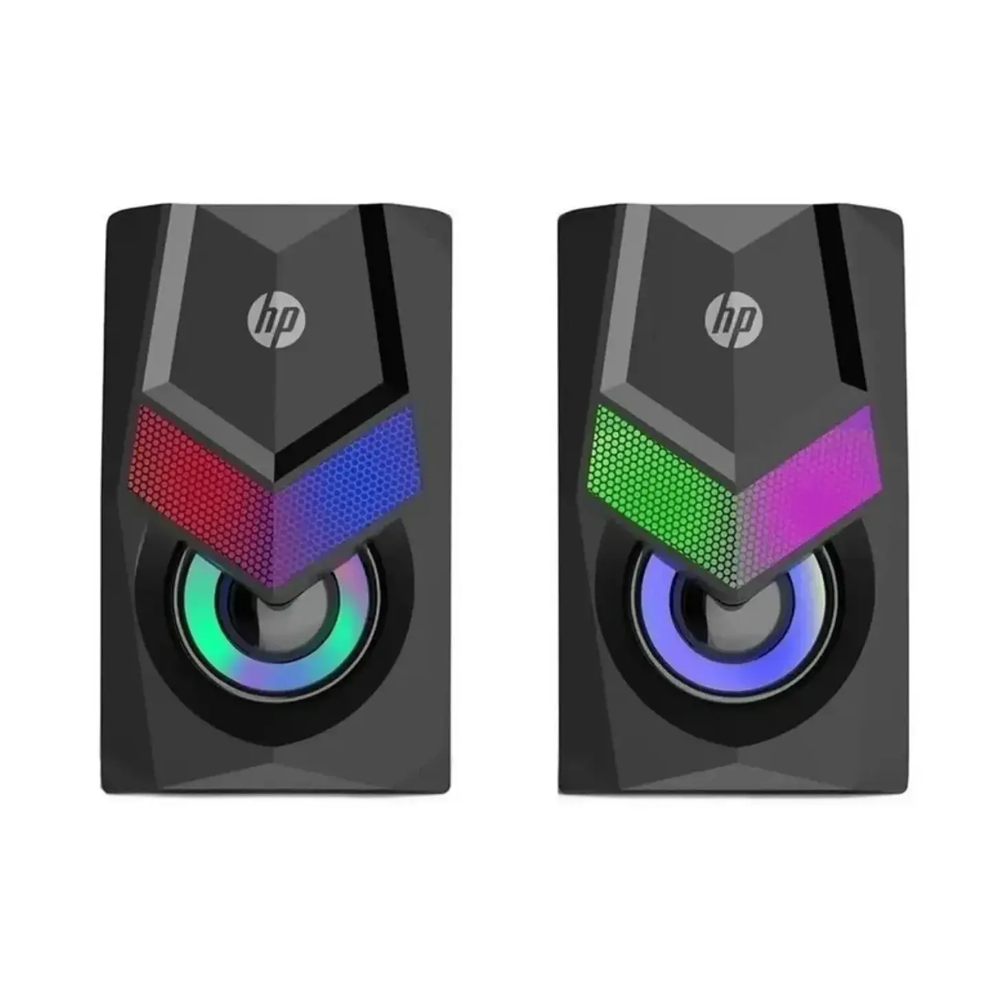 Parlantes Gamer HP DHE-6000, RGB, 6W RGB, USB/jack 3.5mm 2