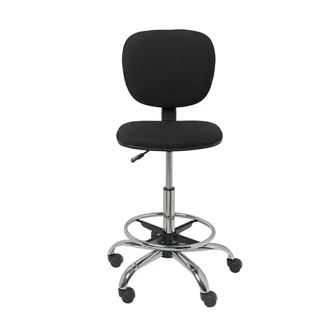 Silla Oficina Cajero Alta Vanto MAX Negro Sin Brazos Apoya Pies