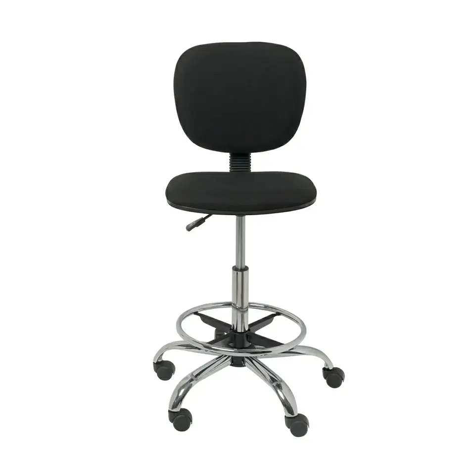 Silla Oficina Cajero Alta Vanto MAX Negro Sin Brazos Apoya Pies 1