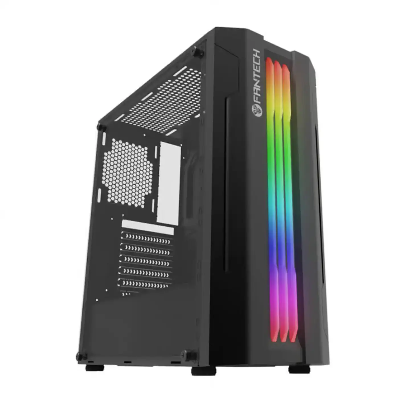 Gabinete Fantech Strike CG72 RGB, ATX, 3.0 USB - Negro 1
