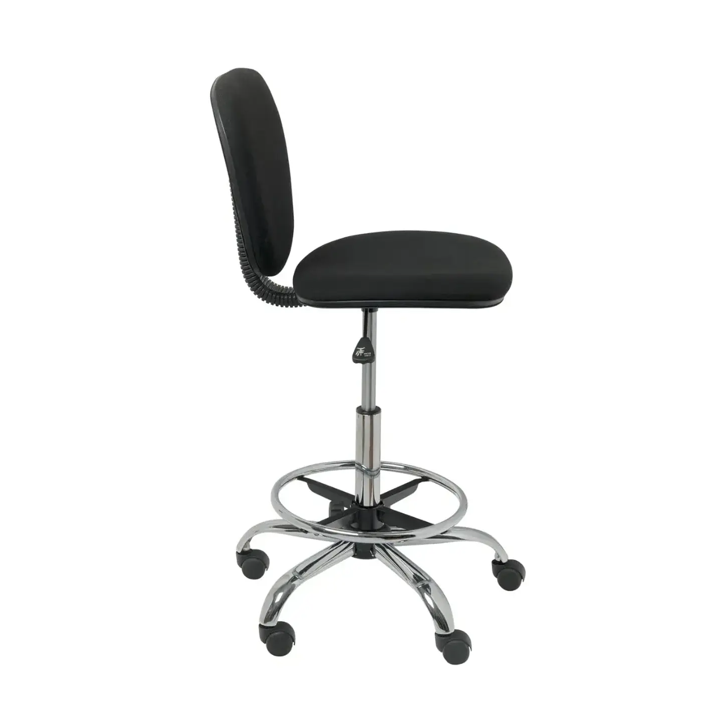 Silla Oficina Cajero Alta Vanto MAX Negro Sin Brazos Apoya Pies 2