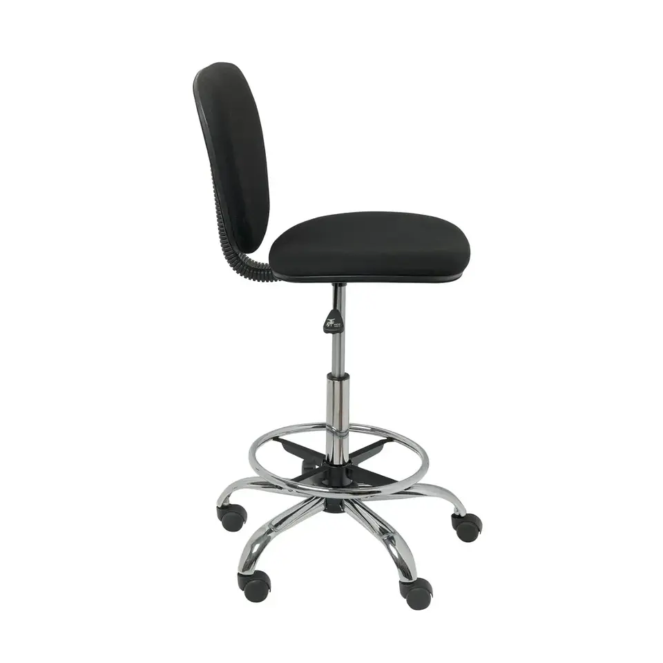 Silla Oficina Cajero Alta Vanto MAX Negro Sin Brazos Apoya Pies 2