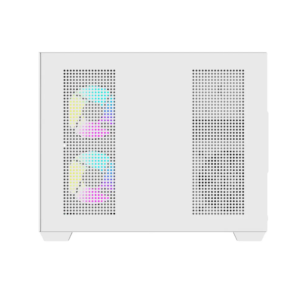 Gabinete Gamer Darkflash B275 Pro Vidrio 6Fan ARGB mATX White 5