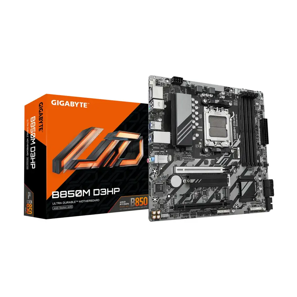 Placa Madre Gigabyte B850M D3HP AM5 DDR5 mATX 1