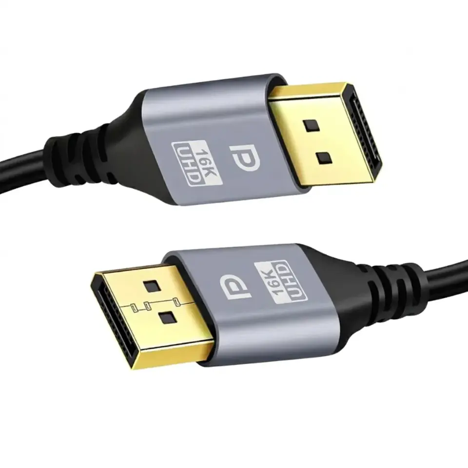 Cable DisplayPort Macho a Macho Version 2.1 16K, 60Hz, 1.8Mts 1