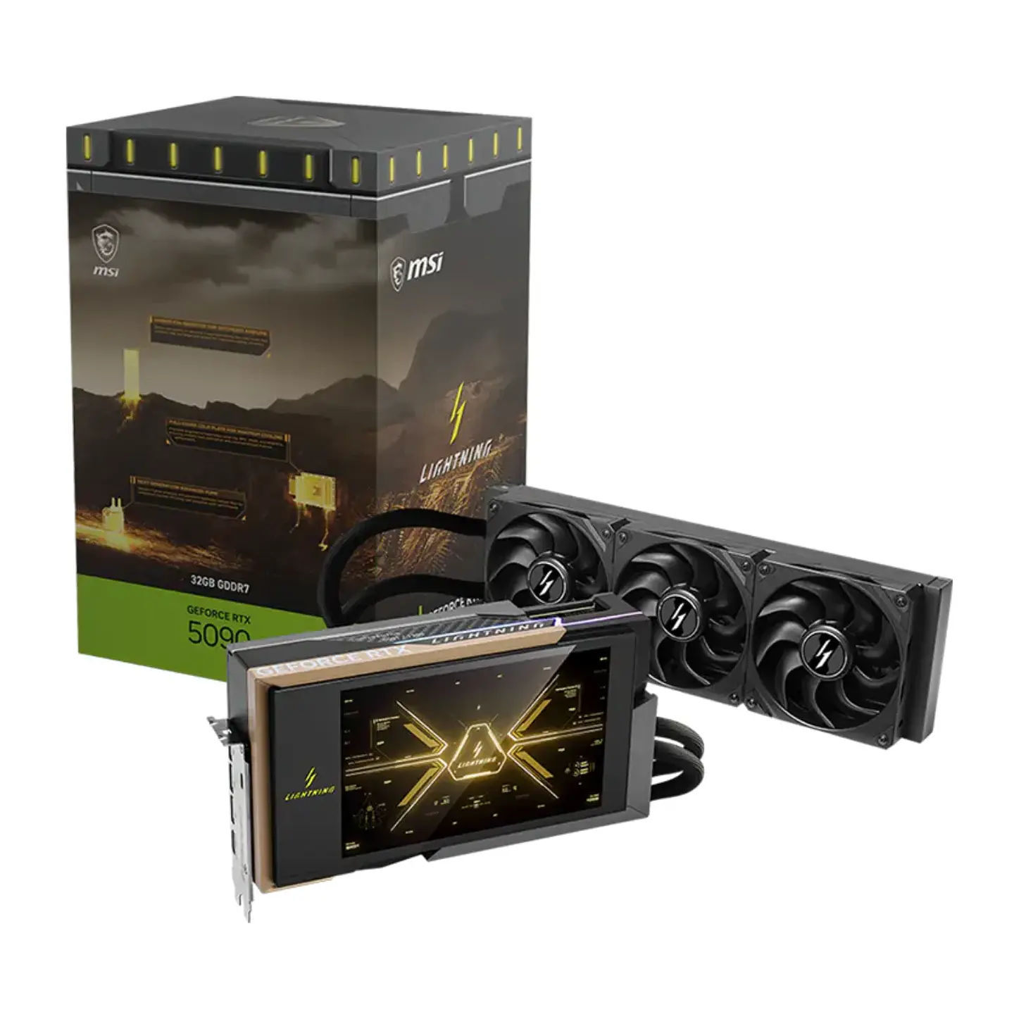 Tarjeta de Video MSI RTX 5090 32G LIGHTNING Z GDDR7 Edición Limitada 1