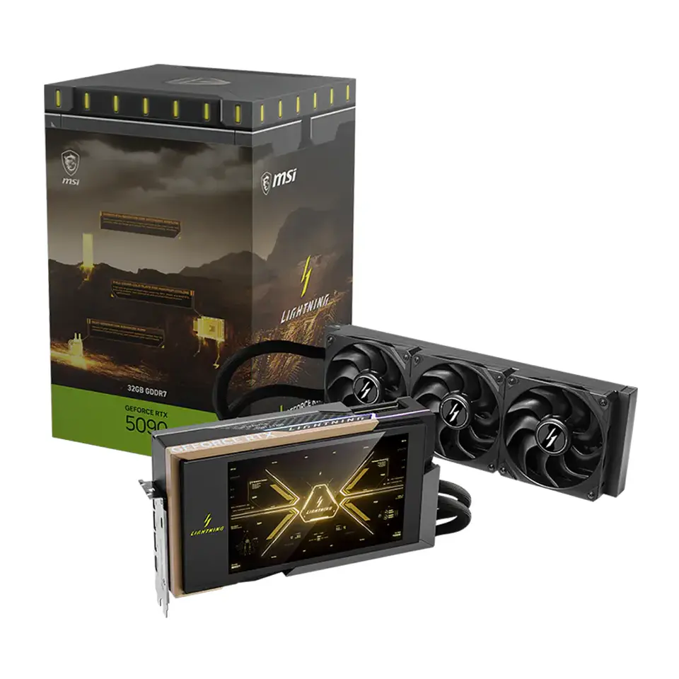 Tarjeta de Video MSI RTX 5090 32G LIGHTNING Z GDDR7 Edición Limitada 1