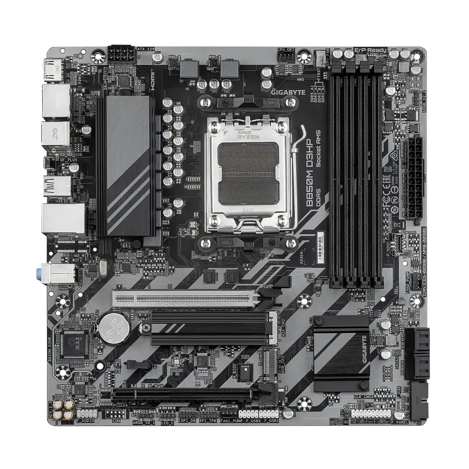 Placa Madre Gigabyte B850M D3HP AM5 DDR5 mATX 2