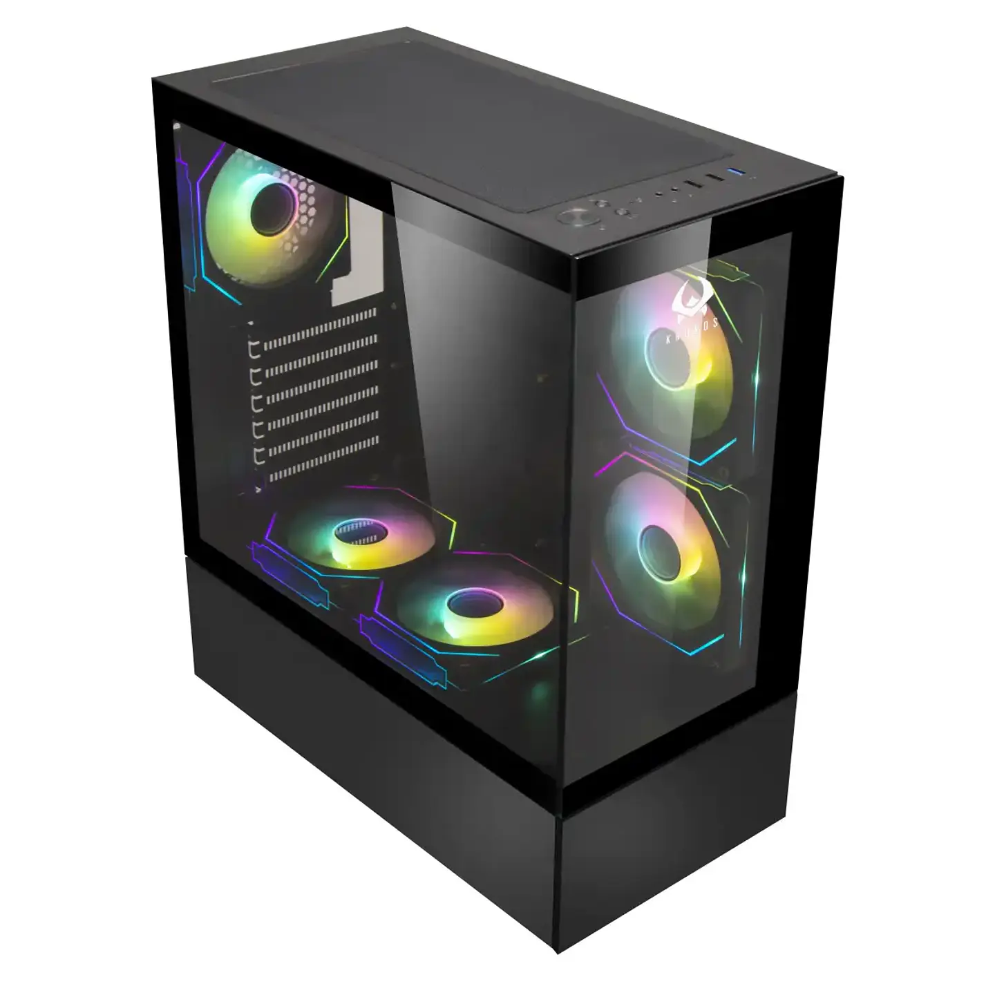 Gabinete Kronos Spirit, ATX, Vidrio Templado, USB 3.0, 3 ventiladores ARGB 3