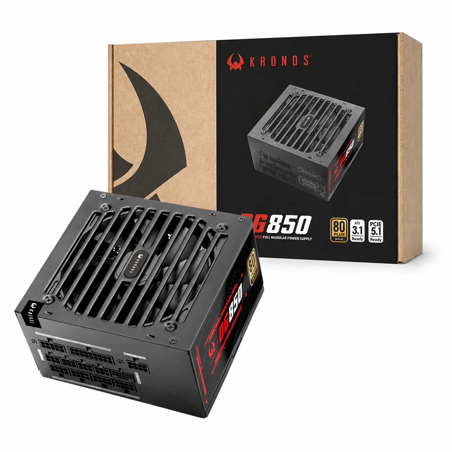 Fuente de Poder Kronos DG850 850W 80+ Gold ATX Full Modular 1