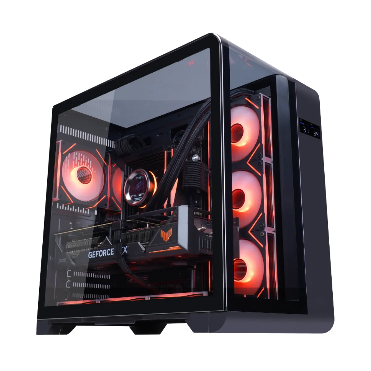 Gabinete Kronos Sky Black RGB ATX, Vidrio Templado, USB 3.0
