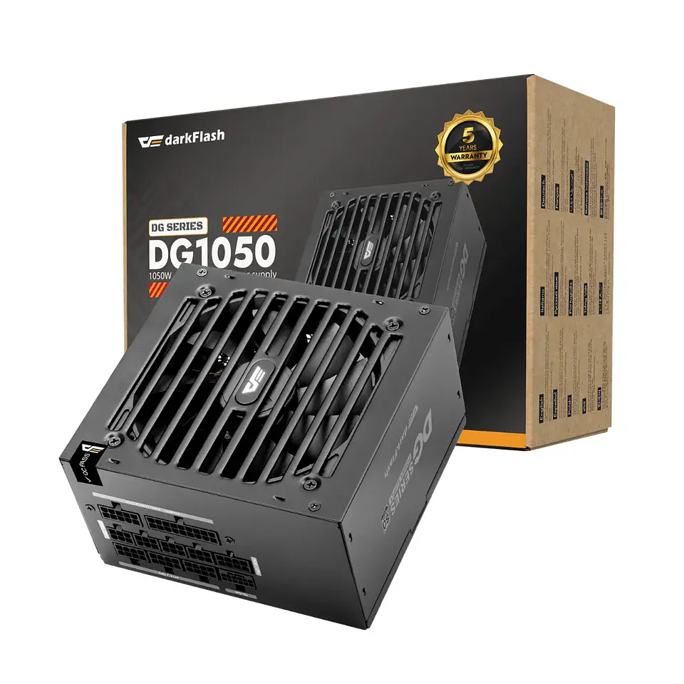 Fuente de Poder Darkflash DG1050 1050W 80+ Gold Full Modular ATX 1