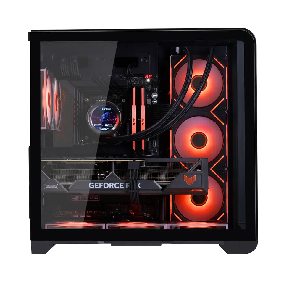 Gabinete Kronos Sky Black RGB ATX, Vidrio Templado, USB 3.0 2