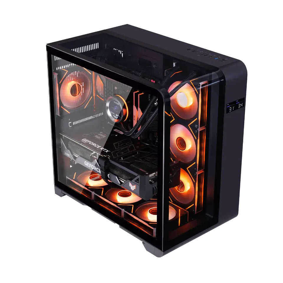 Gabinete Kronos Sky Black RGB ATX, Vidrio Templado, USB 3.0 4