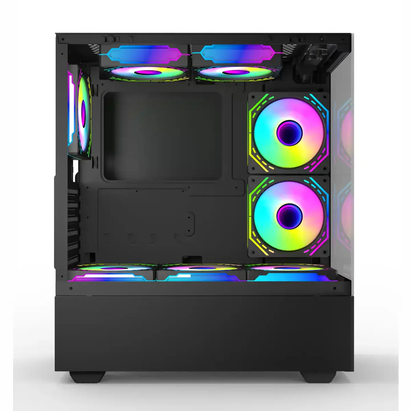Gabinete Kronos Spirit, ATX, Vidrio Templado, USB 3.0, 3 ventiladores ARGB 4