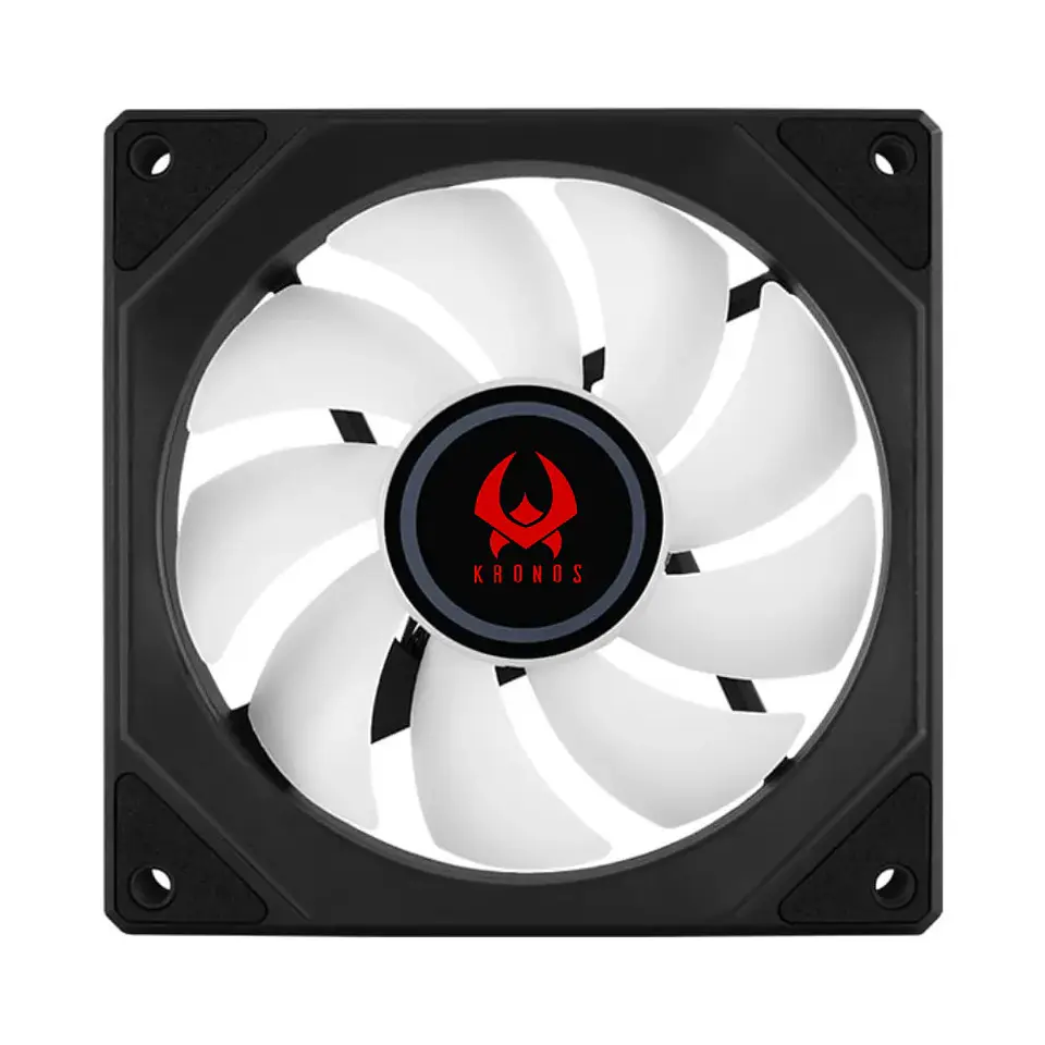 Ventilador Gabinete PC Kronos Eurus, ARGB, 120mm, PWM, Black 3
