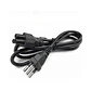 Cable Poder para notebook tipo Trébol 0.75mm - Miniatura 2