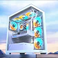 Gabinete Gamer Gigabyte C500 Panoramic Blanco Vidrio templado ATX 4Fan - Miniatura 5