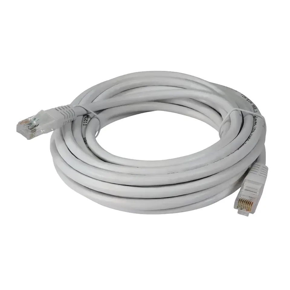 Cable de Red Patch Cord Cat6 25Mts CCA RJ-45 100Ohm Gris 3