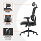 Silla Escritorio Vanto Elevate Oficina Ejecutiva Ajuste Lumbar - Miniatura 4