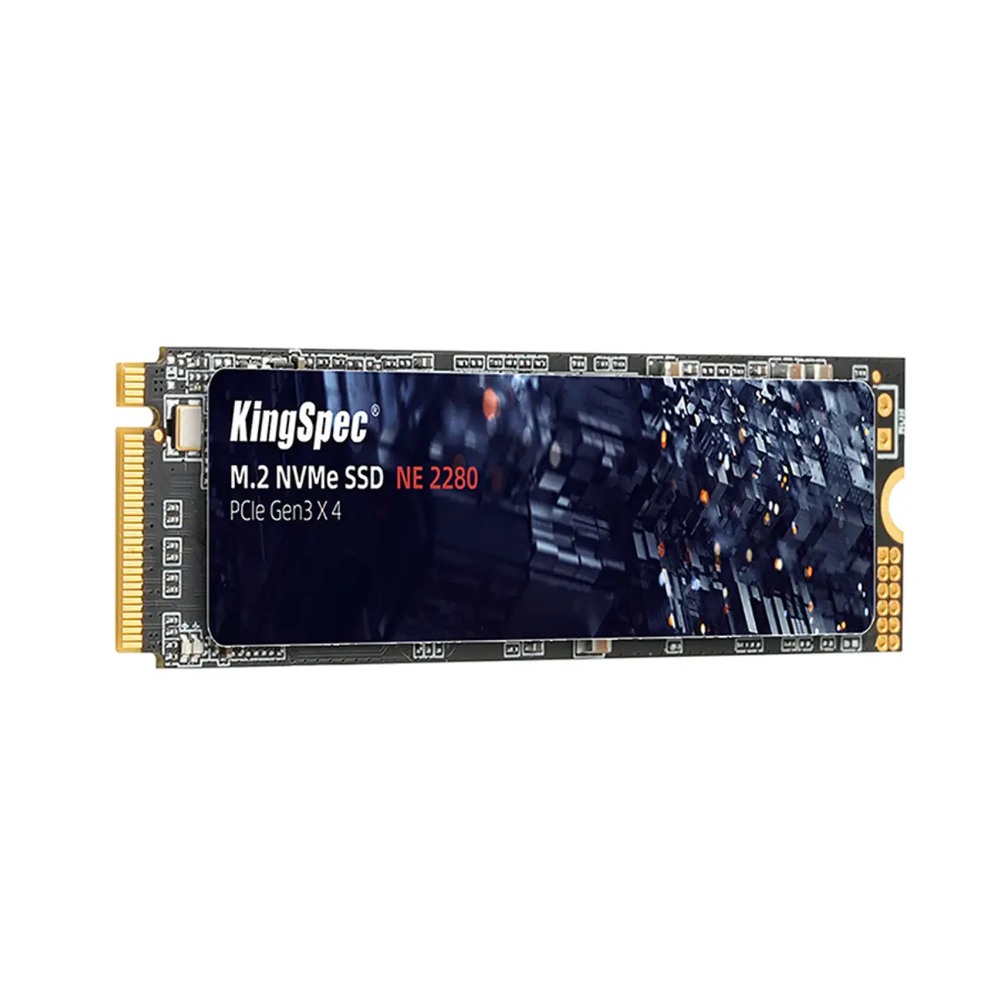 Unidad SSD KingSpec NE 128GB, M.2 NVMe, 1500 MB/s NAND 2
