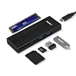 Cofre SSD Kingspec COF222, M.2/SATA/USB 10Gbps + Hub Usb/Tf/Sd - Miniatura 1