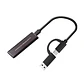 Cofre SSD Kingspec COF221, M.2 NVMe 10Gbps / SATA 6Gbps USB-C OTG - Miniatura 1