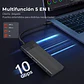 Cofre SSD Kingspec COF222, M.2/SATA/USB 10Gbps + Hub Usb/Tf/Sd - Miniatura 2