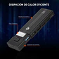Cofre SSD Kingspec COF222, M.2/SATA/USB 10Gbps + Hub Usb/Tf/Sd - Miniatura 3