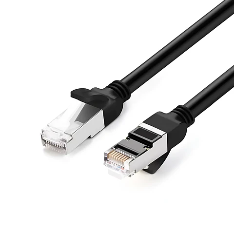 Cable de Red Patch Cord CAT7 1.8Mts RJ-45 500MHz 10Gb/s Negro