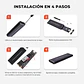 Cofre SSD Kingspec COF221, M.2 NVMe 10Gbps / SATA 6Gbps USB-C OTG - Miniatura 4