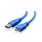 Cable USB 3.0 Macho a Micro USB 3.0, 1,8Mts Azul - Miniatura 2