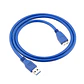 Cable USB 3.0 Macho a Micro USB 3.0, 1,8Mts Azul - Miniatura 3