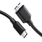 Cable USB-C a Micro USB 3.0 SuperSpeed 1Mts 5Gbps Cobre - Miniatura 1