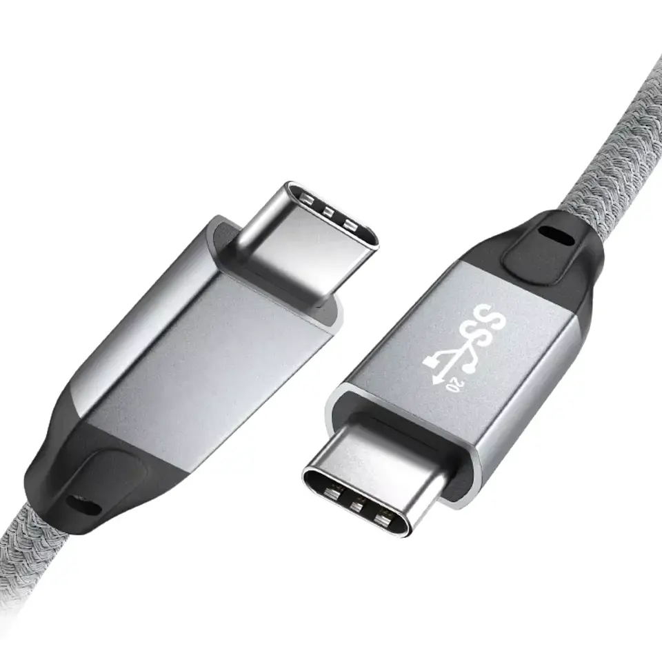 Cable Carga Rápida USB-C a USB-C, 100W, 20Gbps, 4K, 1.2Mts 1