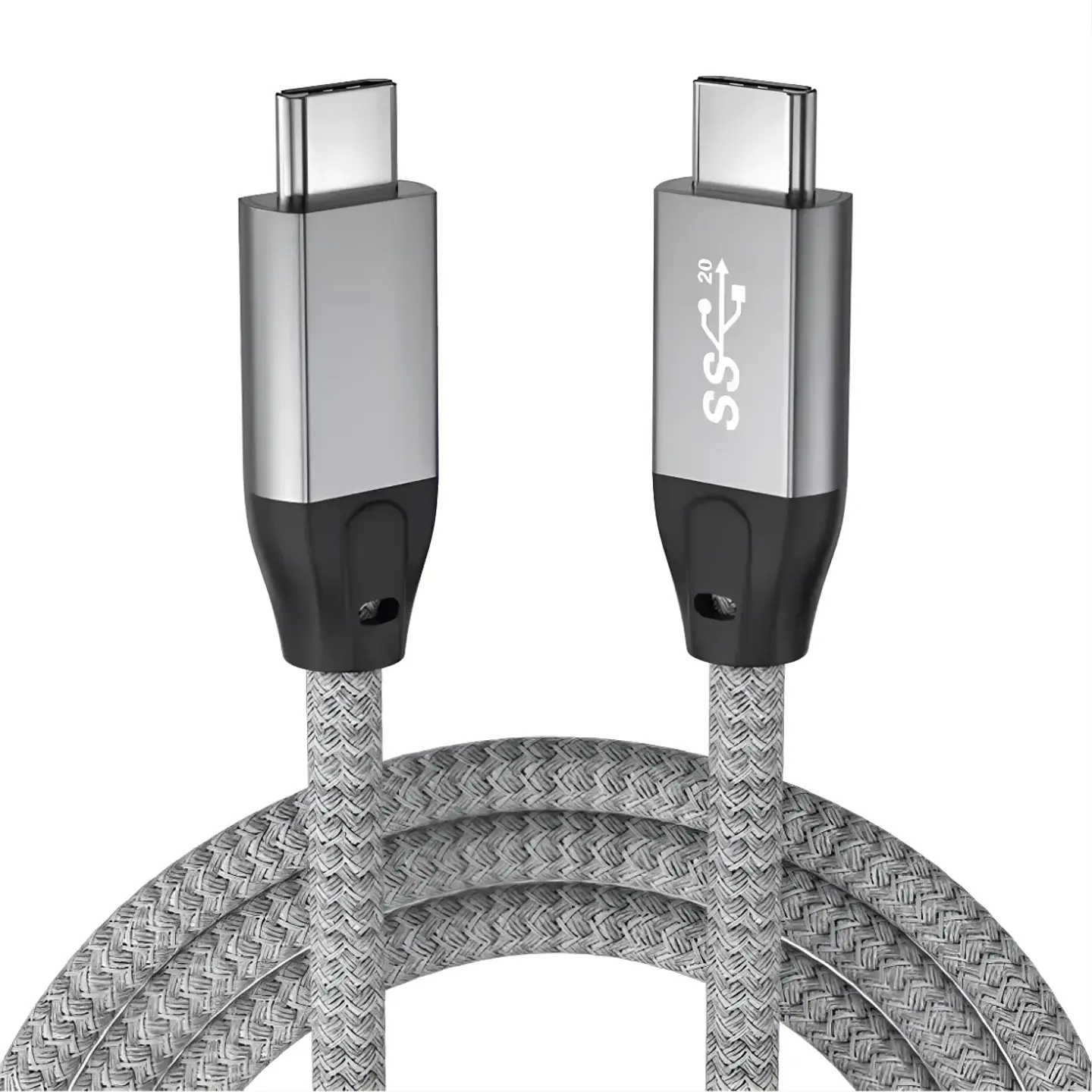 Cable Carga Rápida USB-C a USB-C, 100W, 20Gbps, 4K, 1.2Mts 2