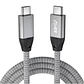 Cable Carga Rápida USB-C a USB-C, 100W, 20Gbps, 4K, 1.2Mts - Miniatura 2
