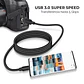 Cable USB-C a Micro USB 3.0 SuperSpeed 1Mts 5Gbps Cobre - Miniatura 4