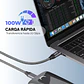 Cable Carga Rápida USB-C a USB-C, 100W, 20Gbps, 4K, 1.2Mts - Miniatura 3