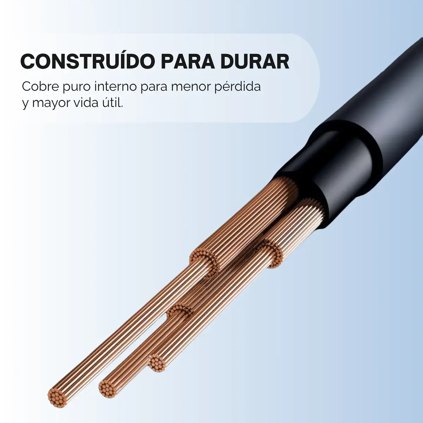 Cable de Audio USB Tipo C a Mini Plug 3.5mm, 100% Cobre 1Mt 3