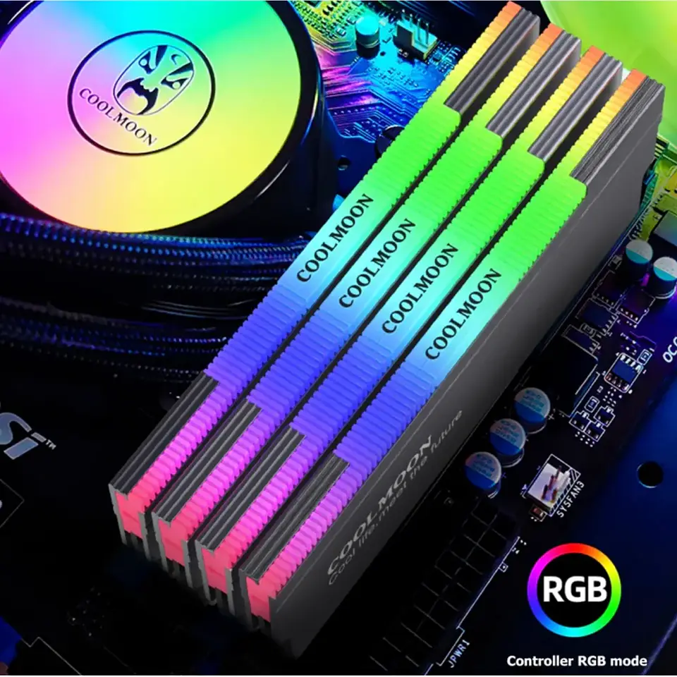 Disipador de Calor para Memoria Ram Coolmoon CM-RA1 ARGB 2