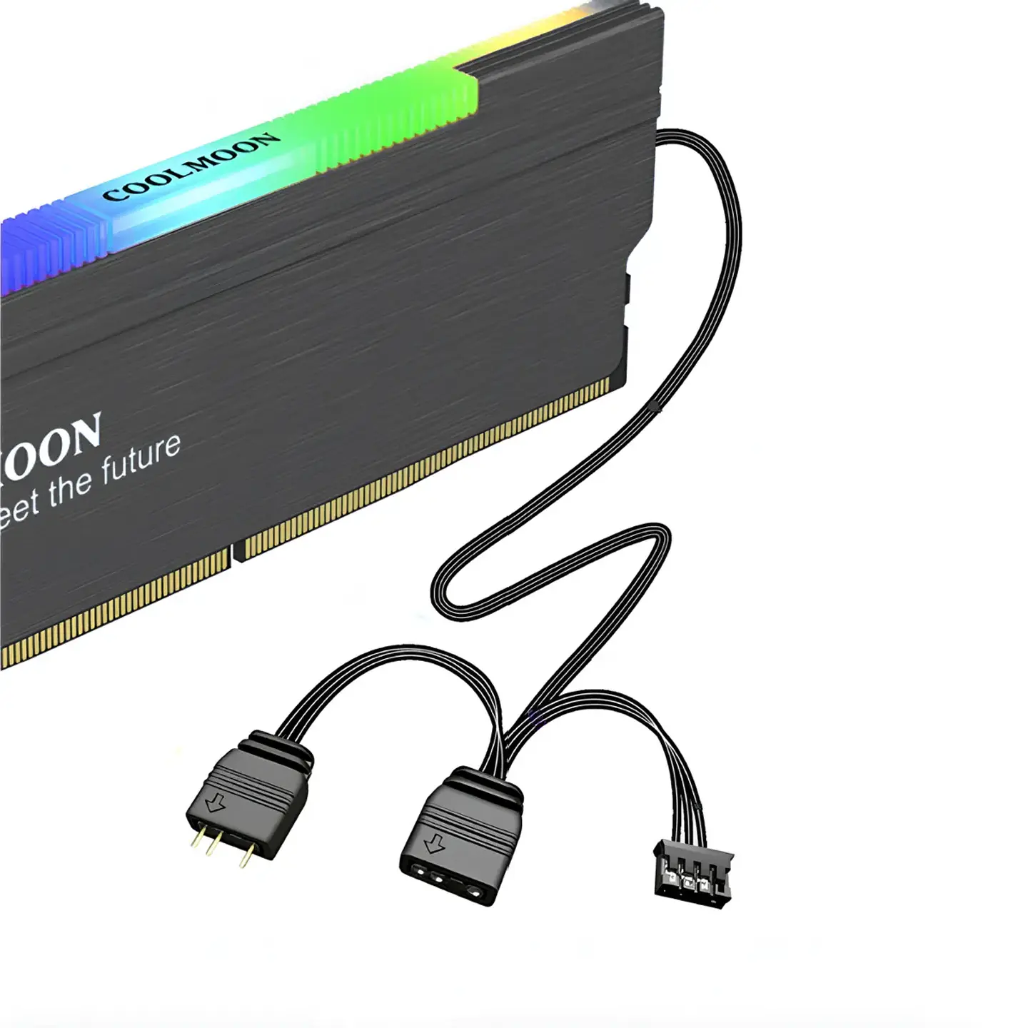 Disipador de Calor para Memoria Ram Coolmoon CM-RA1 ARGB 3