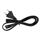 Cable de Poder Tipo 8 1.8mts Cobre C7 Enchufe Nacional - Miniatura 2