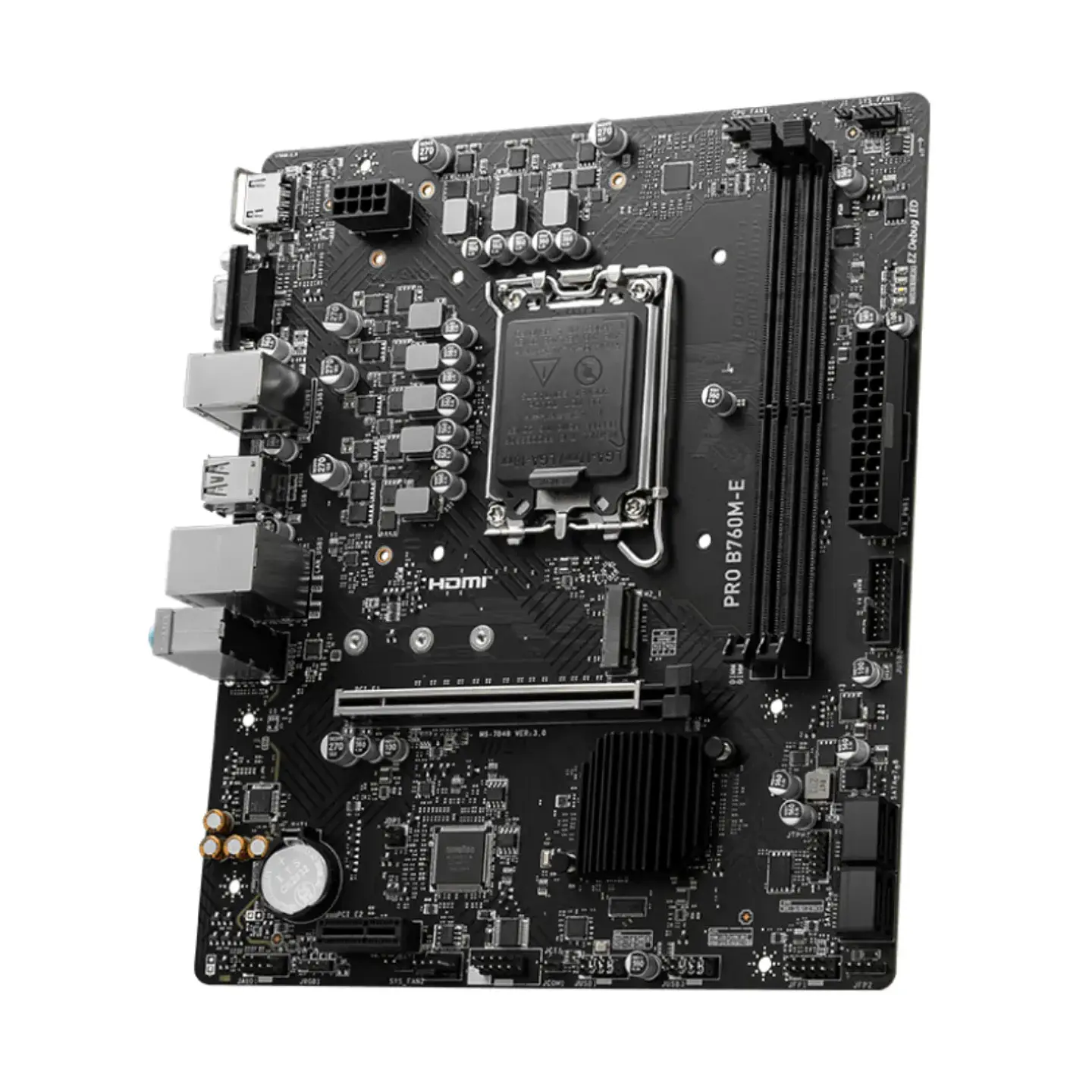 Placa Madre MSI PRO B760M-E DDR5 LGA 1700 M.2  Micro ATX 2