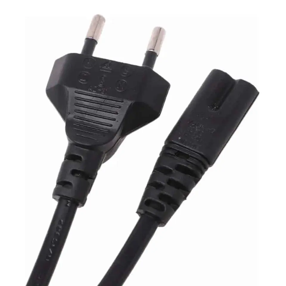 Cable de Poder Tipo 8 1.8mts Cobre C7 Enchufe Nacional 4
