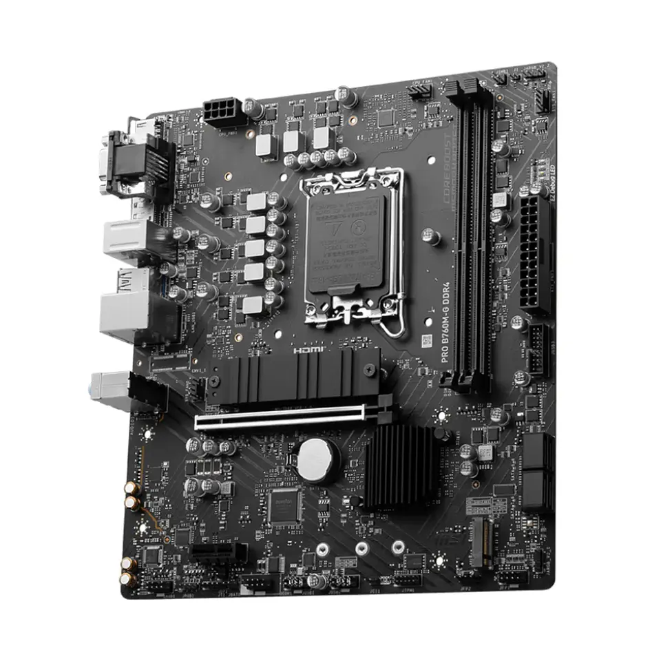 Placa Madre MSI PRO B760M-G DDR4 LGA 1700 M.2 MicroATX 4