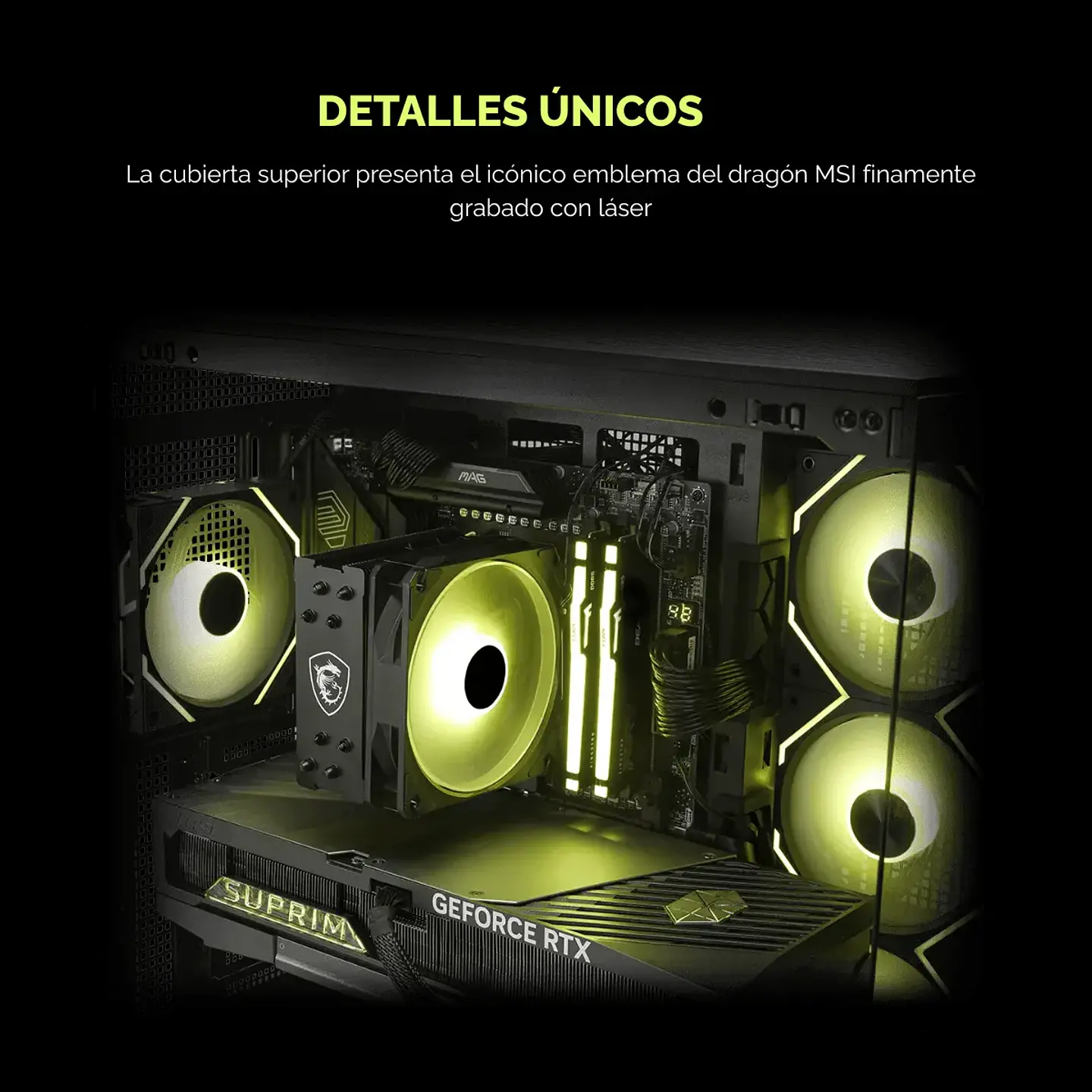 Disipador de Aire CPU MSI MAG CoreFrozr AA13 Intel/AMD ARGB 8