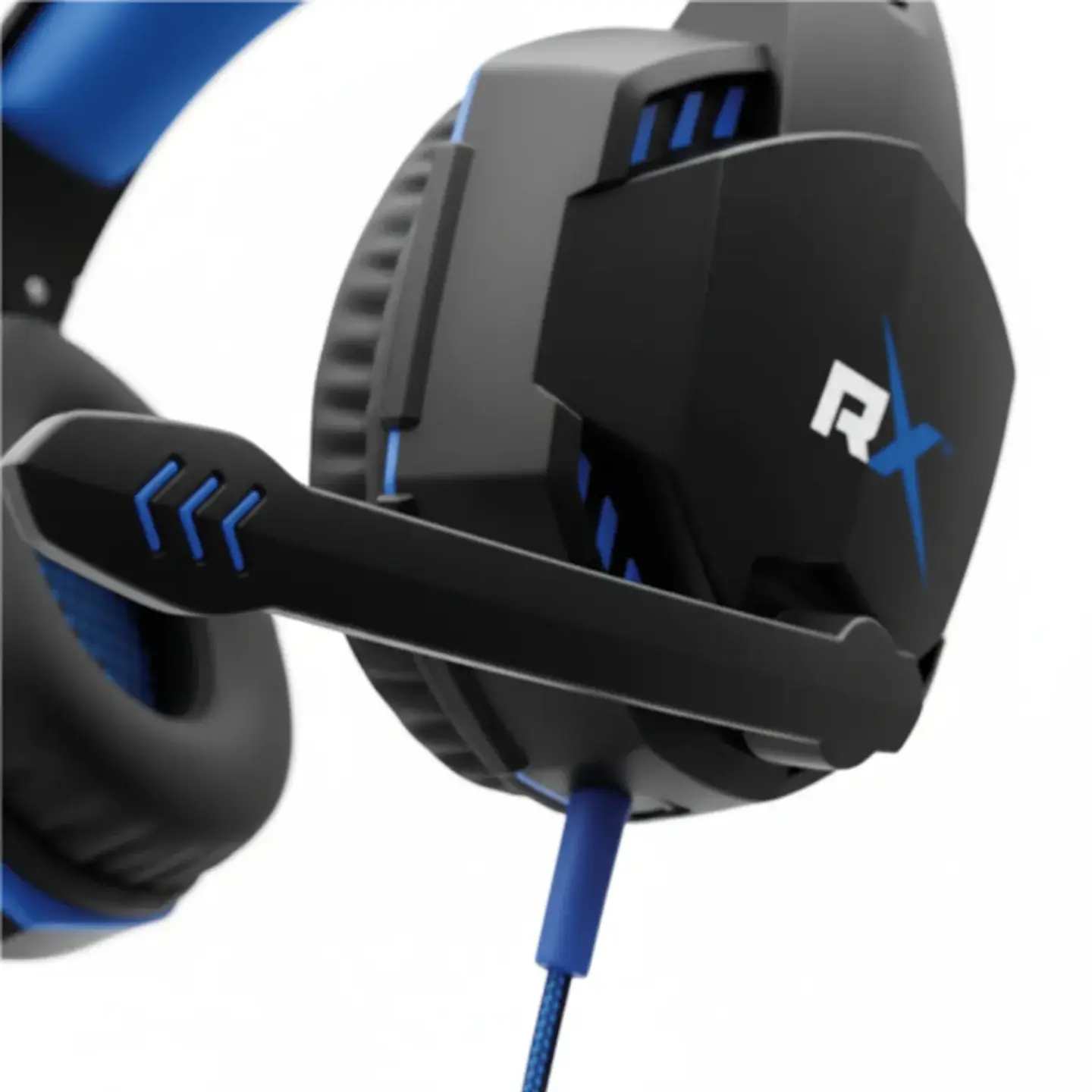Audífono Gamer Reptilex RX0014BL Azul, 3.5mm, USB / Mic, LED 3